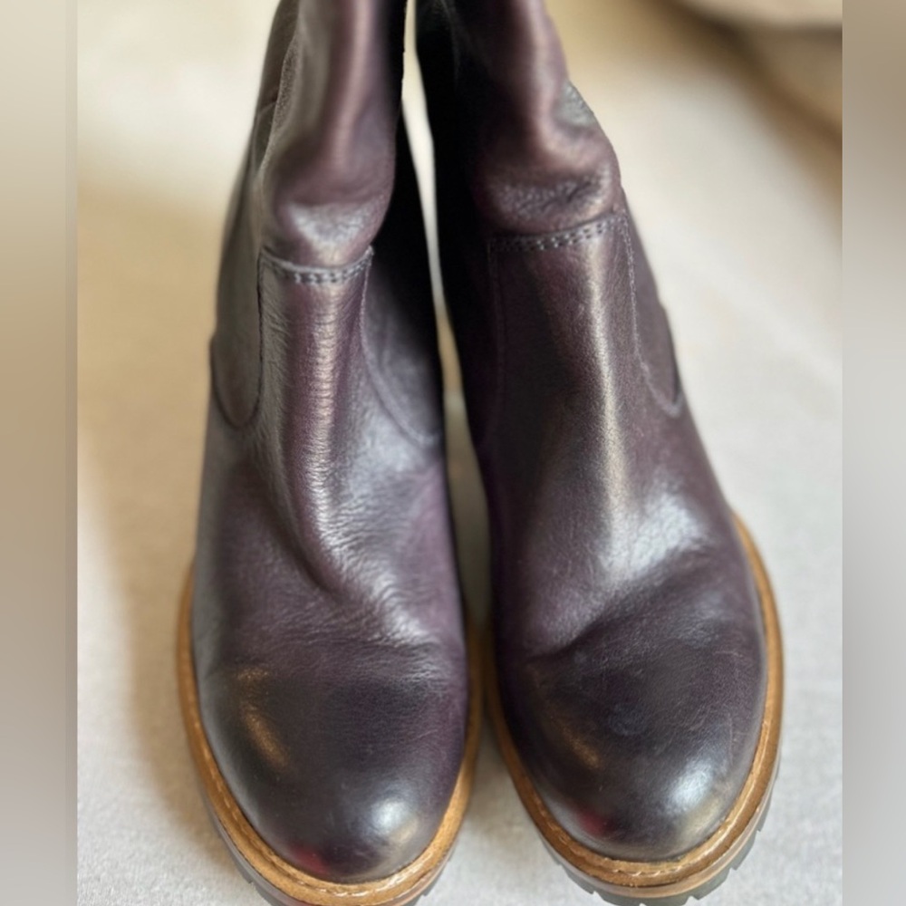 Frye Leather Boots /Dark Brown/ Size 10 - Picture 5 of 12